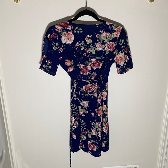 Floral Wrap Dress - Picture 2 of 6